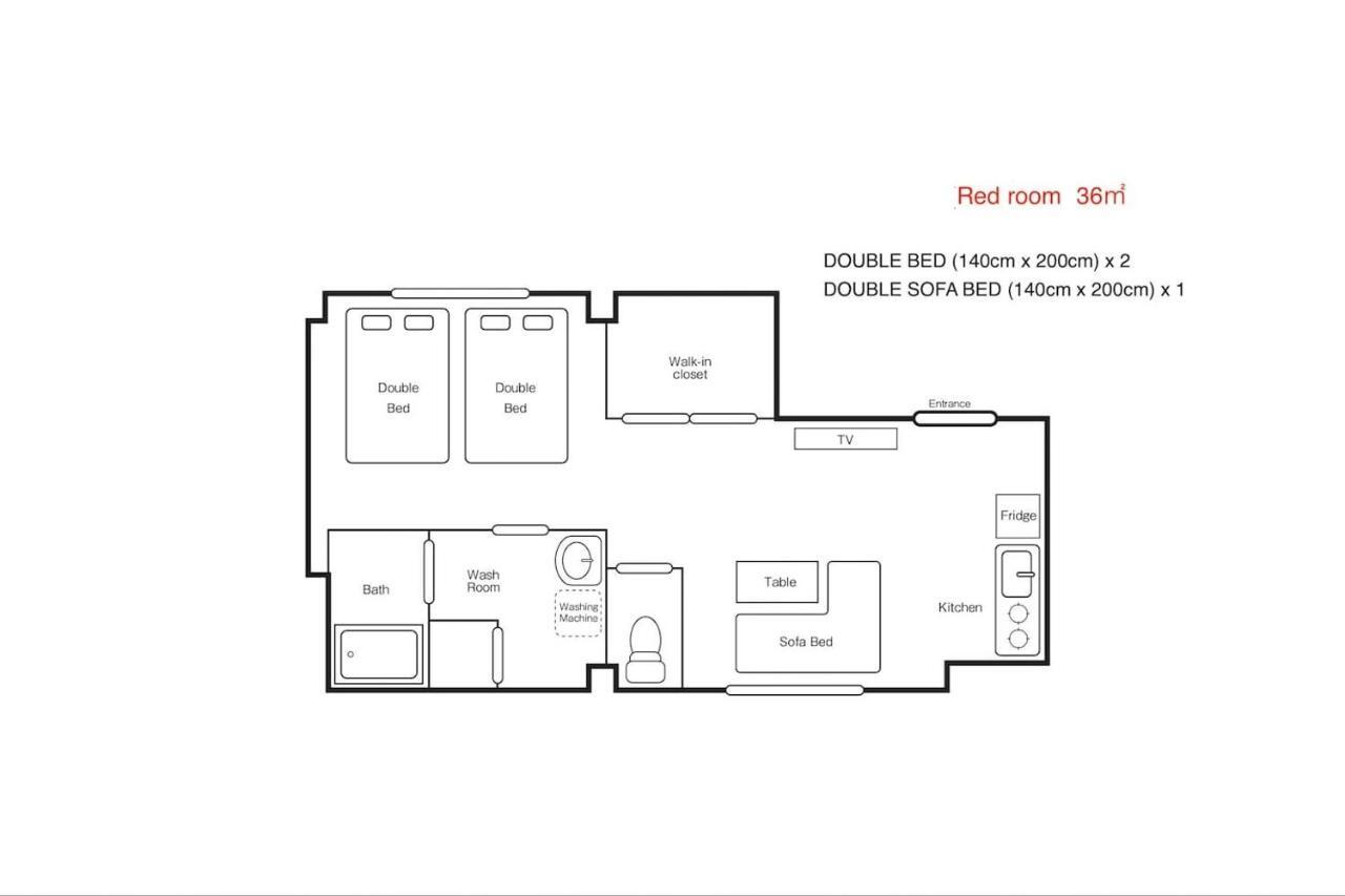 Es32 Elizabeth Garden Shinmachi Apartment Osaka Exterior foto